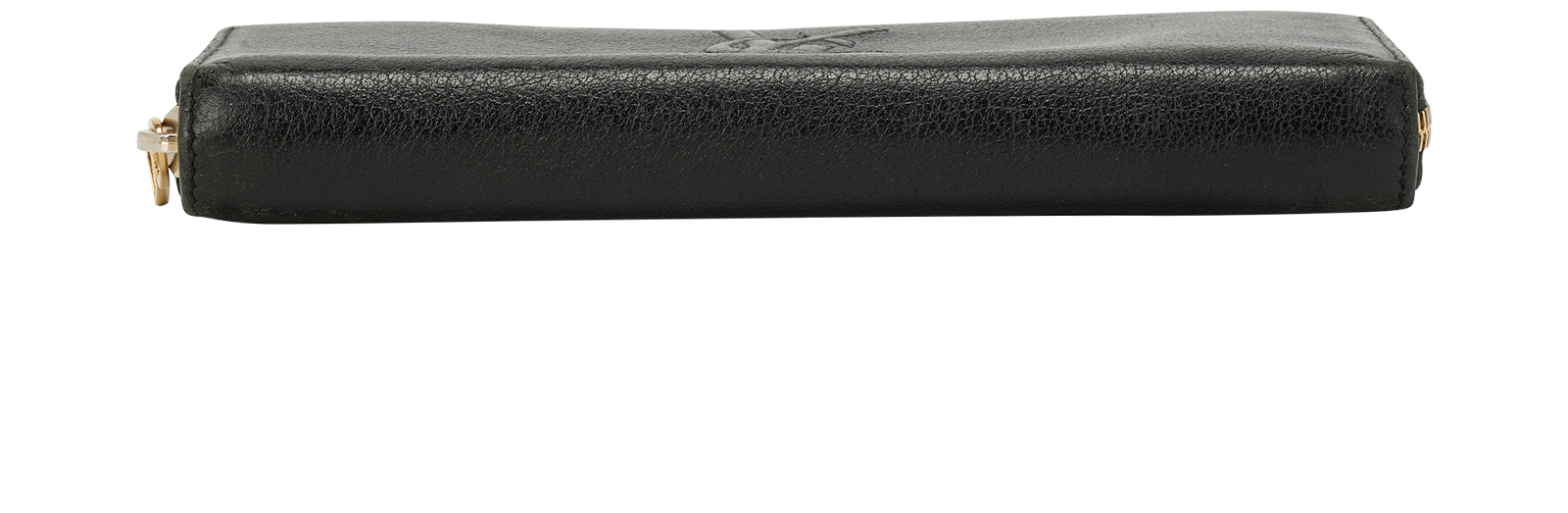 Saint Laurent Zipped Purse, &pound;195, Accessories, Black, Leather, Top view